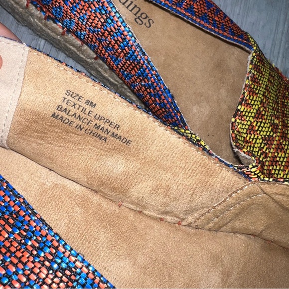 SOFT SURROUNDINGS Boho Canvas Slip On Espadrilles - Picture 7 of 9